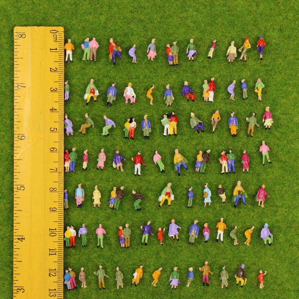 100 Modelspoor Poppetjes N-Spoor / Figuurtjes Poppetjes, Verzenden, Nieuw