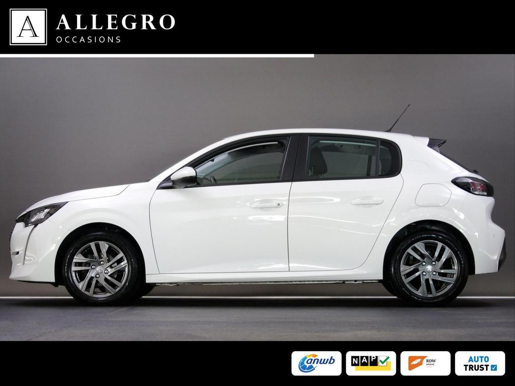 Peugeot 208 1.2 PureTech Active Pack (APPLE CARPLAY / ANDROI, Voorwielaandrijving, Stof, 1199 cc, Wit