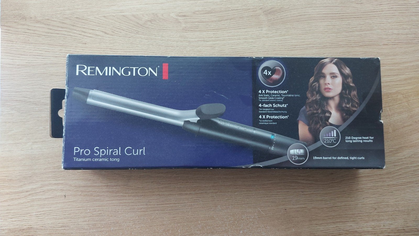 Remington Pro Spiral Curl Krultang - Titanium Keramiek, Ophalen of Verzenden, Nieuw, Haarverzorging