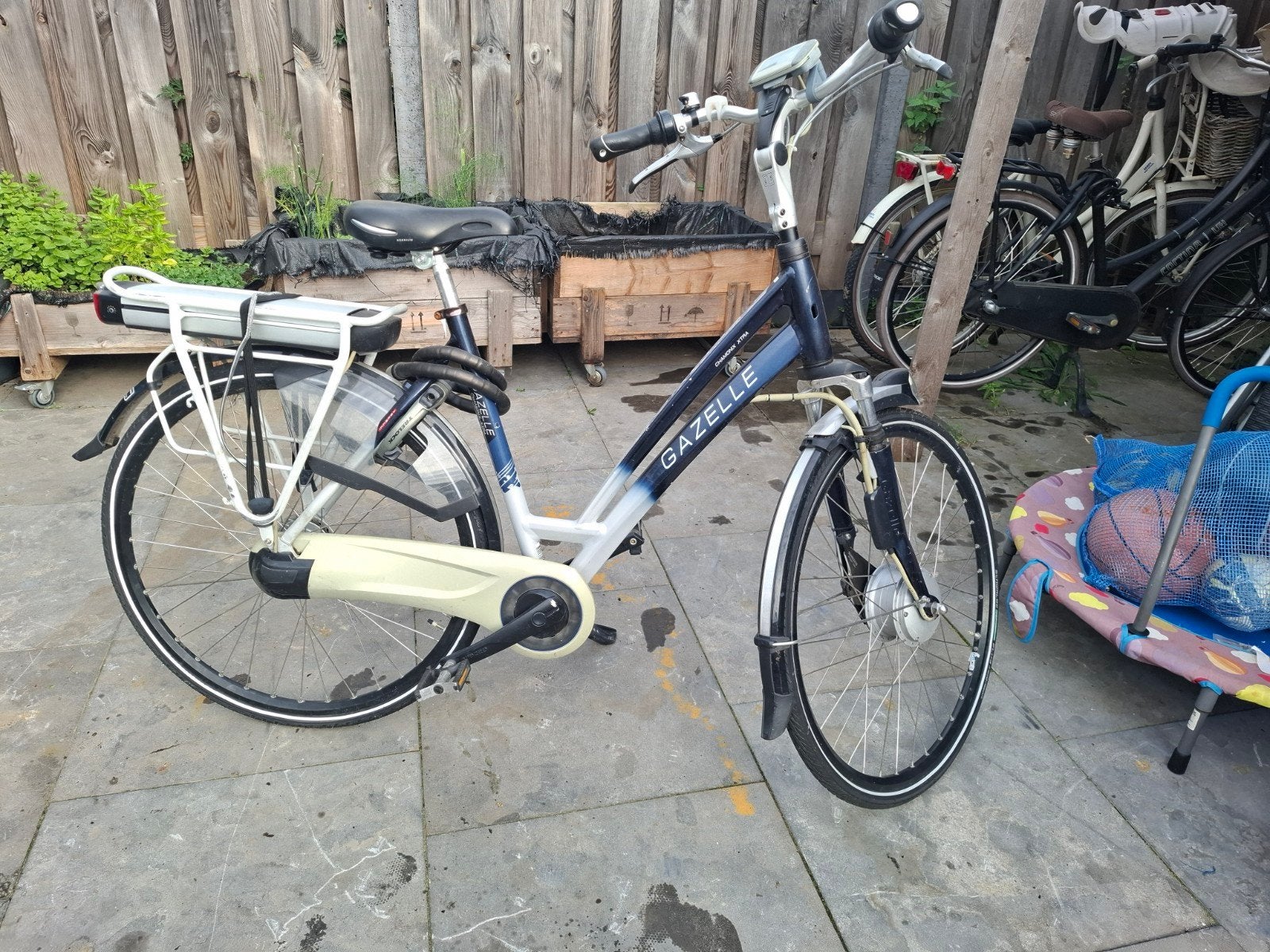 Gazelle Chamonix XTRA elektrische fiets, Ophalen, Gebruikt, 51 tot 55 cm, 50 km per accu of meer