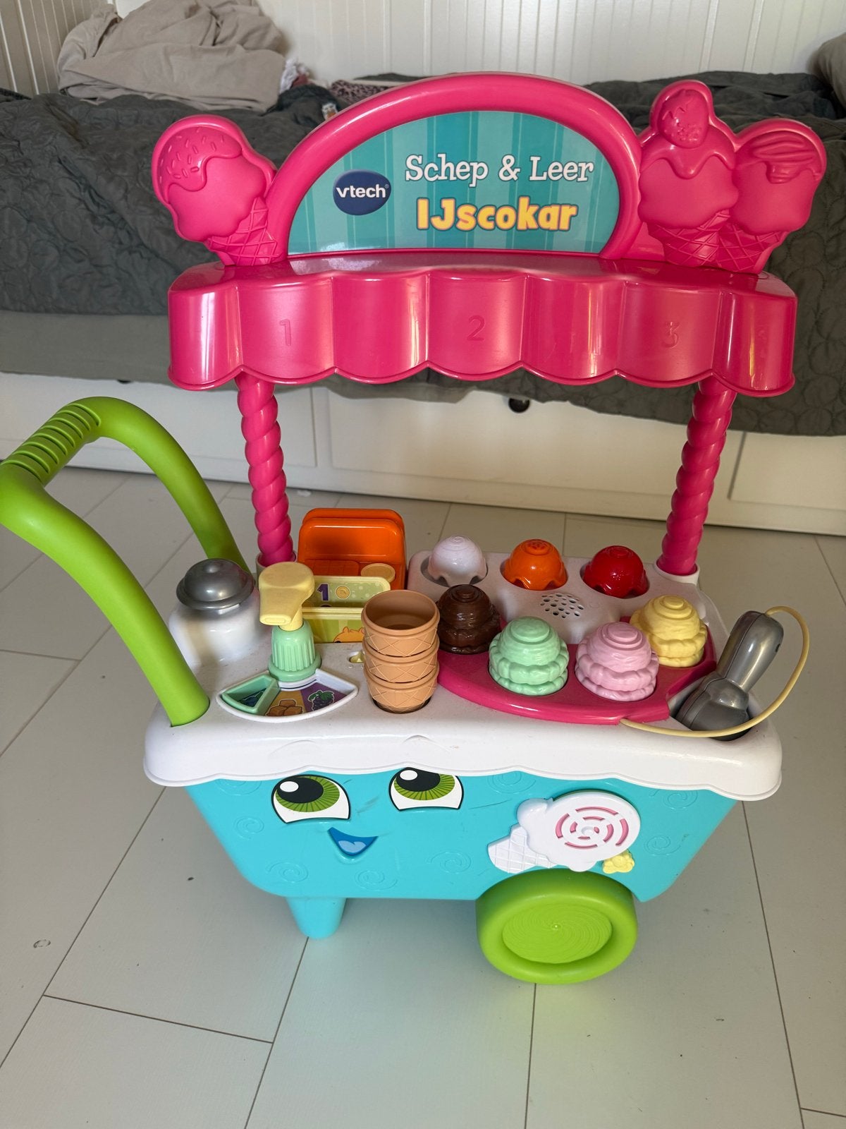 VTech Schep & Leer IJscokar - Interactief Speelgoed, Ophalen, Zo goed als nieuw, Overige typen, Met geluid