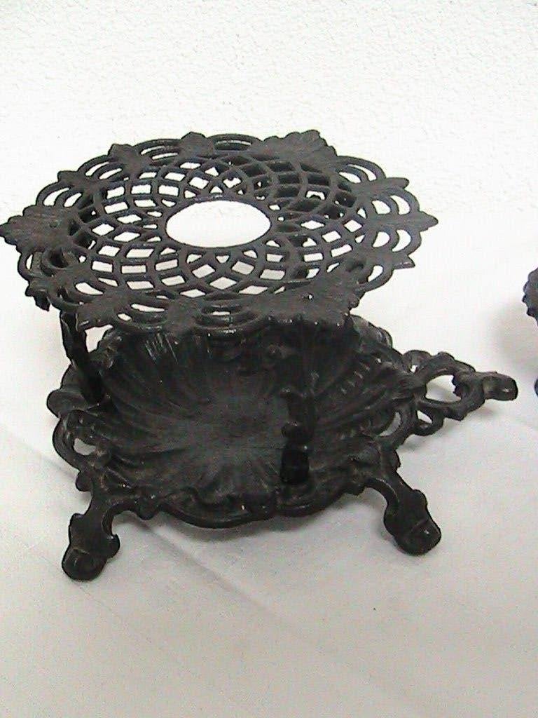 theelicht gietijzer, Antiek en Kunst, Ophalen of Verzenden