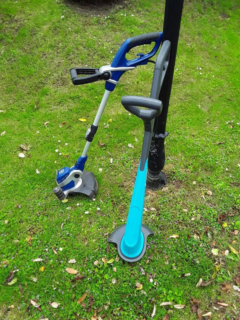 Nette, goed werkende grastrimmers te koop aangeboden, Tuin en Terras, Grastrimmers, Ophalen, Gebruikt, Elektrisch, LUX Tools, Gardena