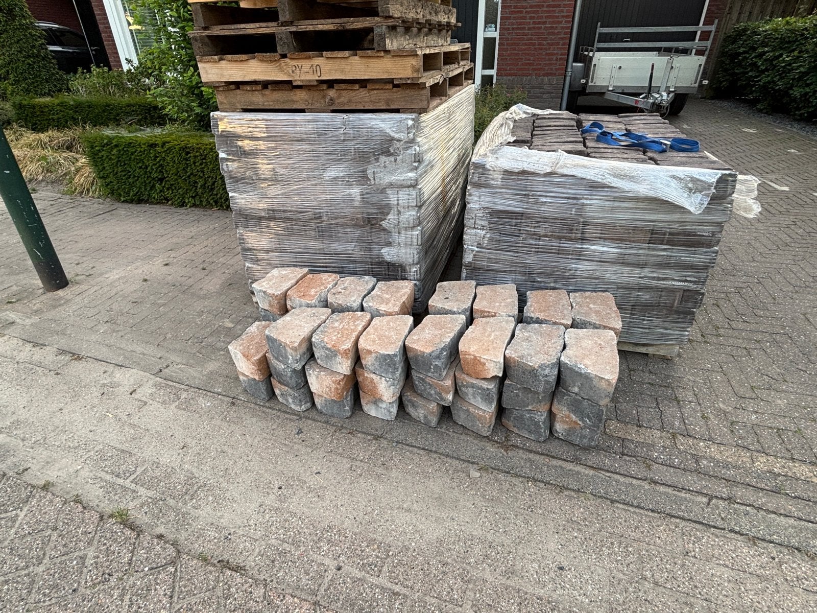 47 nieuwe Kilimanjaro promo-wall blokken, Tuin en Terras, Ophalen, Nieuw, Beton, Overige typen