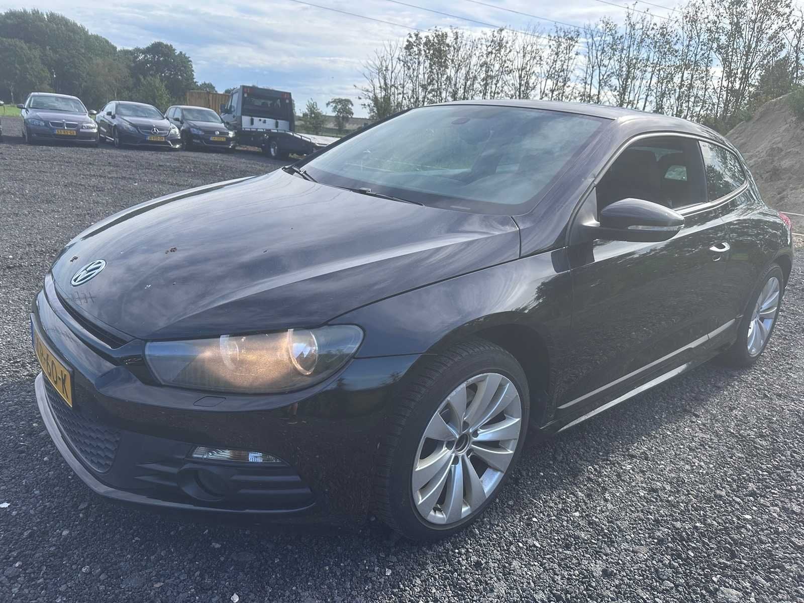 2008 - Volkswagen - Scirocco - 2.0 TSI AUTOMAAR/DSG- GKP-60-, Auto's, Gebruikt, 4 cilinders, 4 stoelen, Zwart