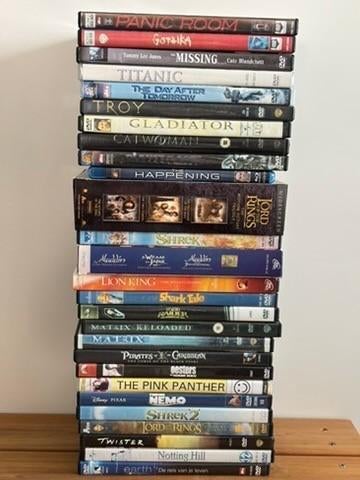 DVD's diverse titels, Alle leeftijden, Ophalen, Zo goed als nieuw