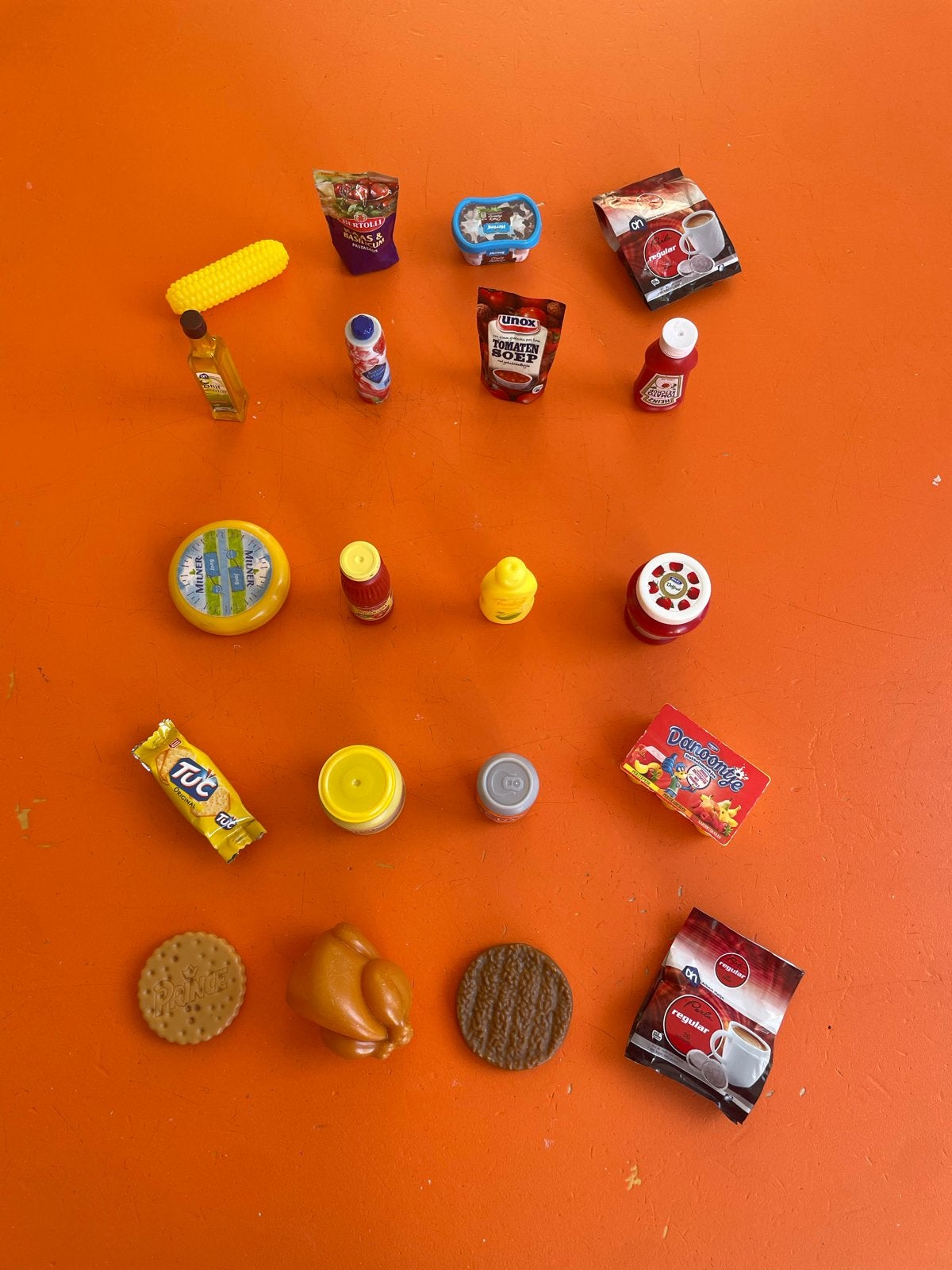 AH mini boodschappen (20 stuks), Ophalen of Verzenden, Gebruikt, Jongen of Meisje