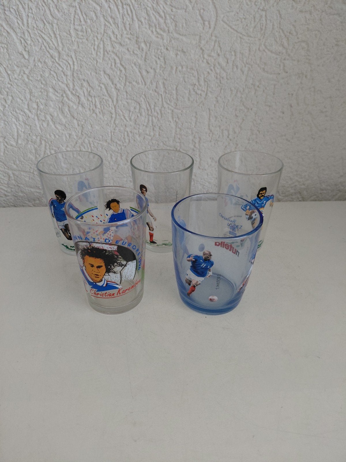 5 glazen franse elftal, Ophalen of Verzenden, Zo goed als nieuw, Buitenlandse clubs, Shirt