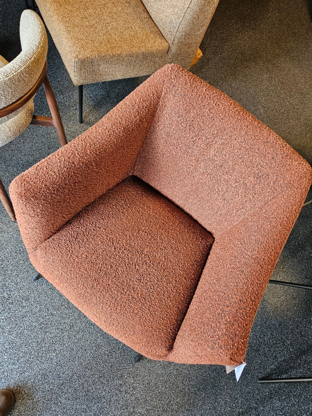 fauteuil MILA h.e. design opruiming, Verzenden, Nieuw, Stof, 50 tot 75 cm