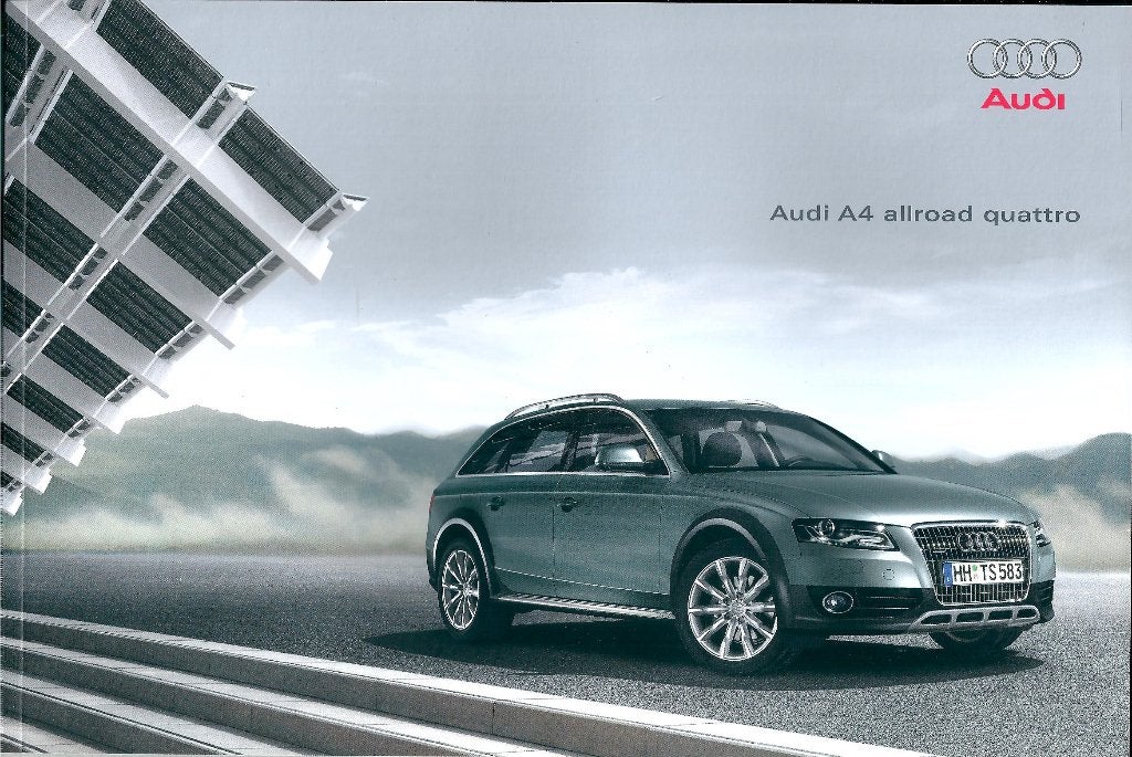 Brochure Audi A4 Allroad quattro 2009, Ophalen of Verzenden, Gelezen, Audi