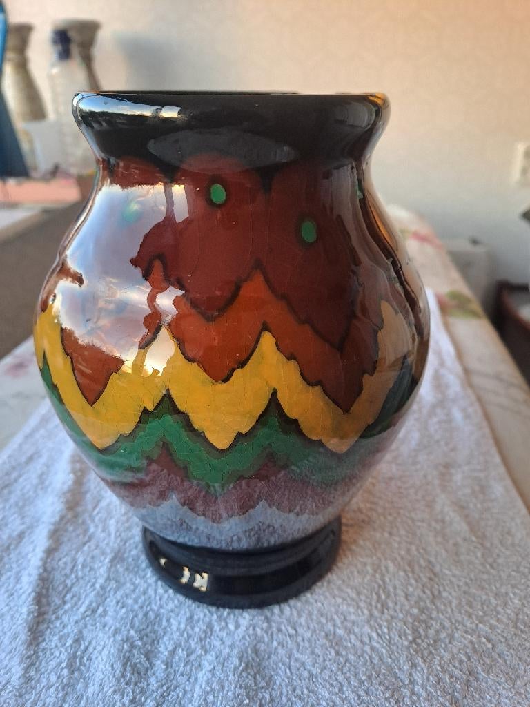 Gouds Plateel Radion Iris, Ophalen of Verzenden