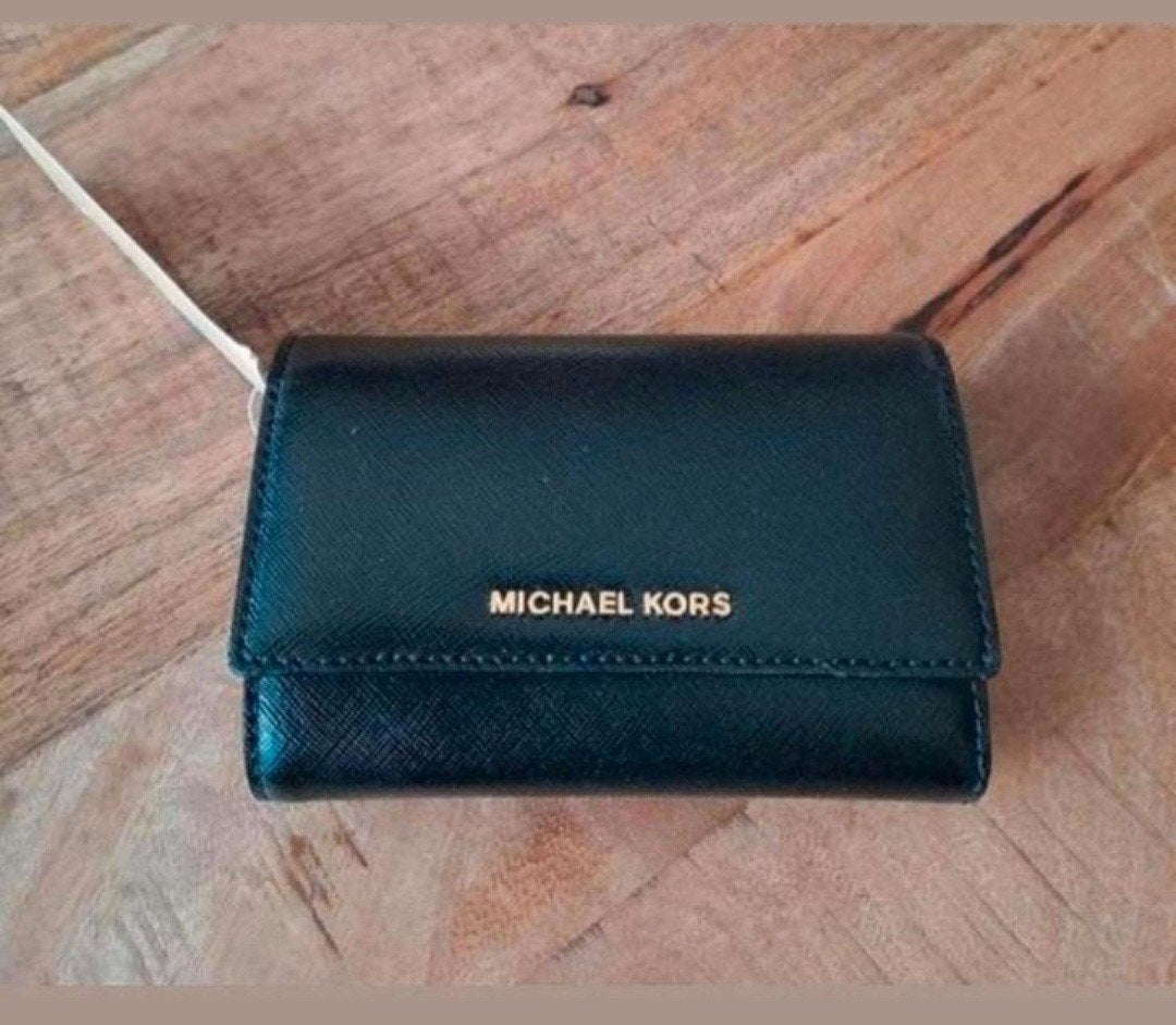 Portemonnees Michael Kors, Verzenden, Nieuw, Zwart, Leer