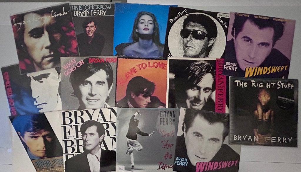 7# Lot: Verzameling van 14x BRYAN FERRY singles, Ophalen, Zo goed als nieuw, 7 inch, Pop