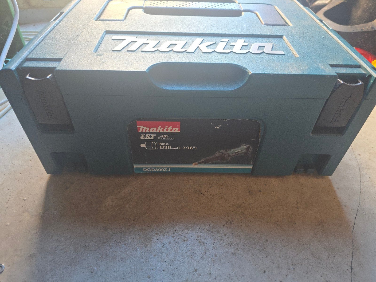 Makita DGD800Z LXT 18V Accu Rechte Slijper Houtrotreparatie, Doe-het-zelf en Verbouw, Gereedschap | Freesmachines, Ophalen, Zo goed als nieuw