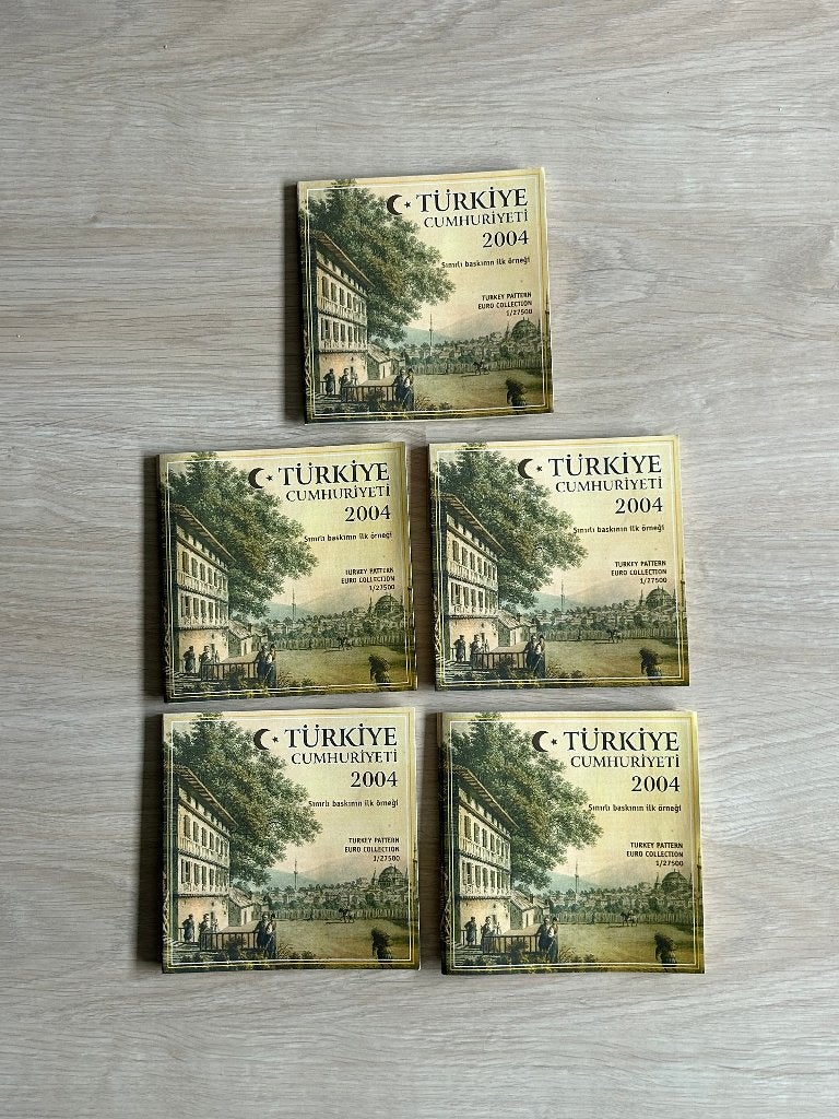 5 stuks euro proof set Turkije, Ophalen, Koningin Beatrix, Euro's
