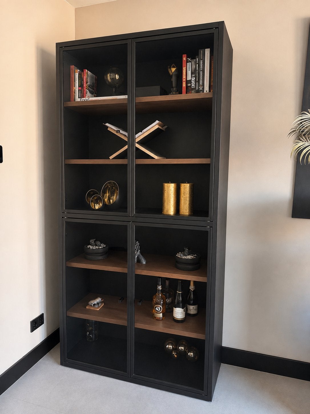 Luxe Design Wandkast Estra van Enzo Luca (Piet Klerkx), Ophalen, Overige materialen, 100 tot 150 cm, 200 cm of meer
