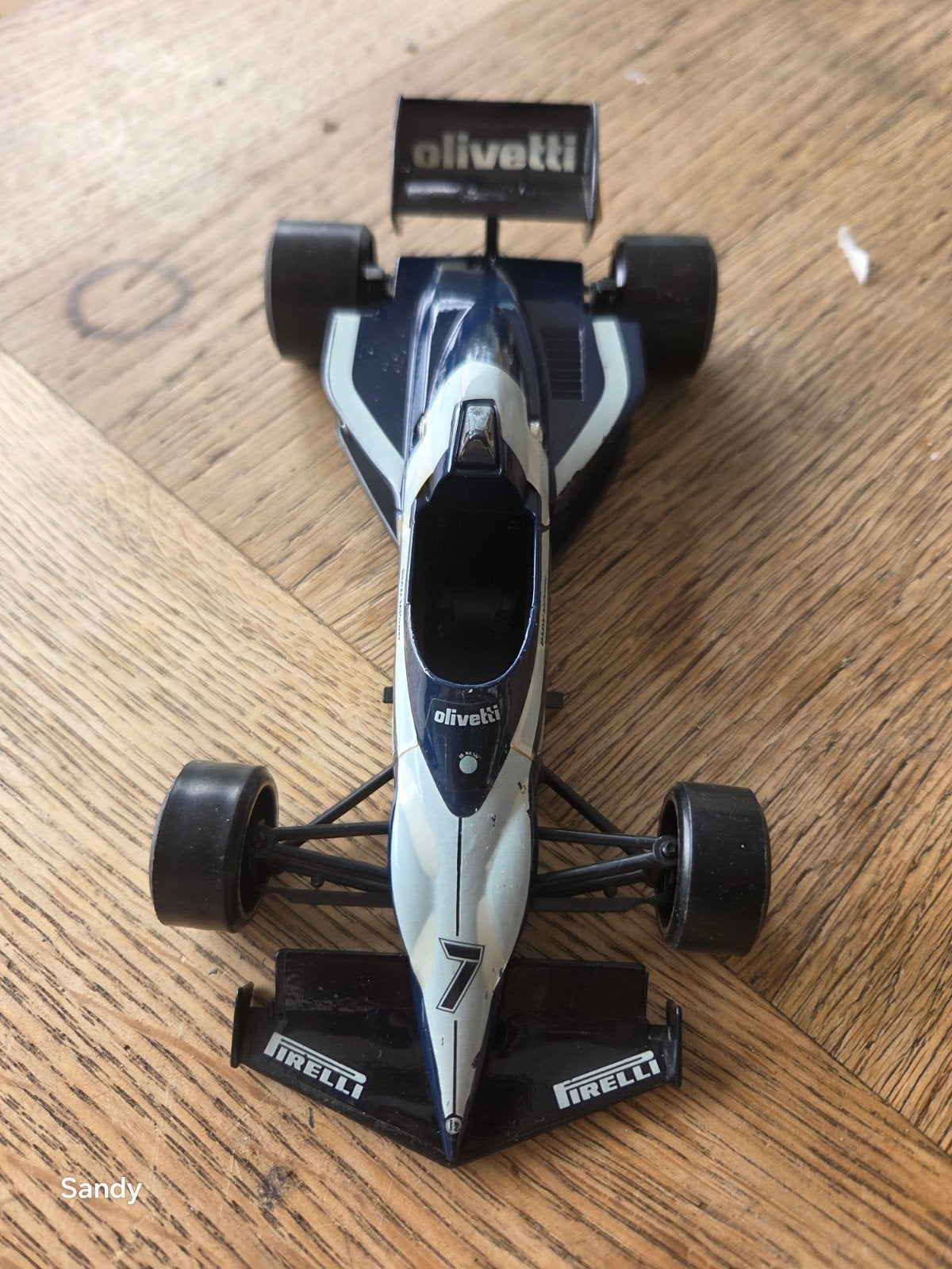 Brabham BT 52 Olivetti Formule 1 modelauto - Bburago 1:24, Ophalen of Verzenden, Gebruikt, Auto, Overige merken