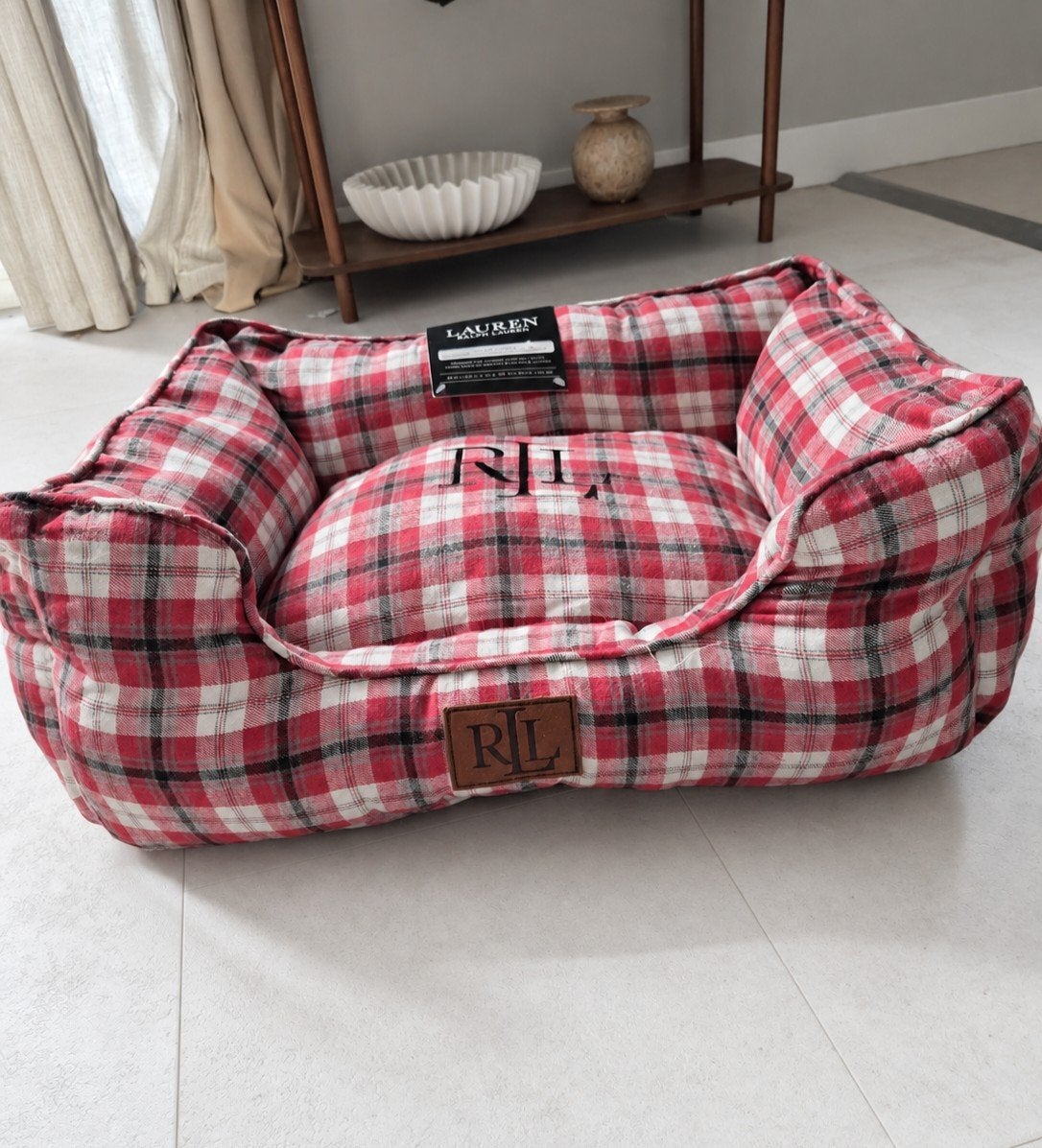 Ralph lauren geruite hondenmand nieuw, Ophalen of Verzenden, Nieuw