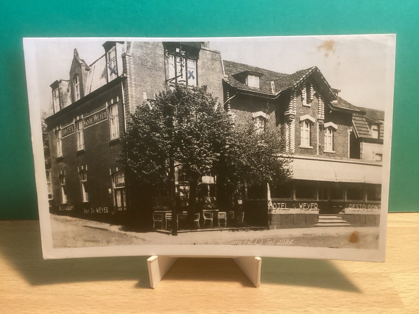 Hotel de Weyer, Valkenburg (Z.L.) 1948.    612, Verzamelen, Ophalen of Verzenden, 1940 tot 1960, Gelopen, Limburg