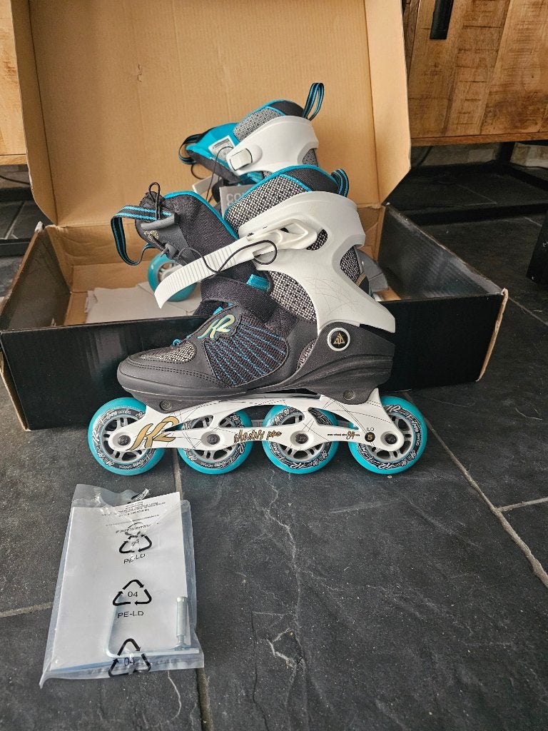 K2 Skleelers, softboot, maat 40, Ophalen, K2, Zo goed als nieuw, Inline skates 4 wielen