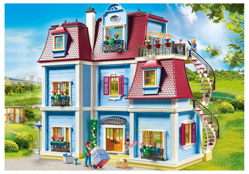 PLAYMOBIL 70205 Dollhouse Groot Herenhuis 592 delig, Ophalen of Verzenden, Nieuw