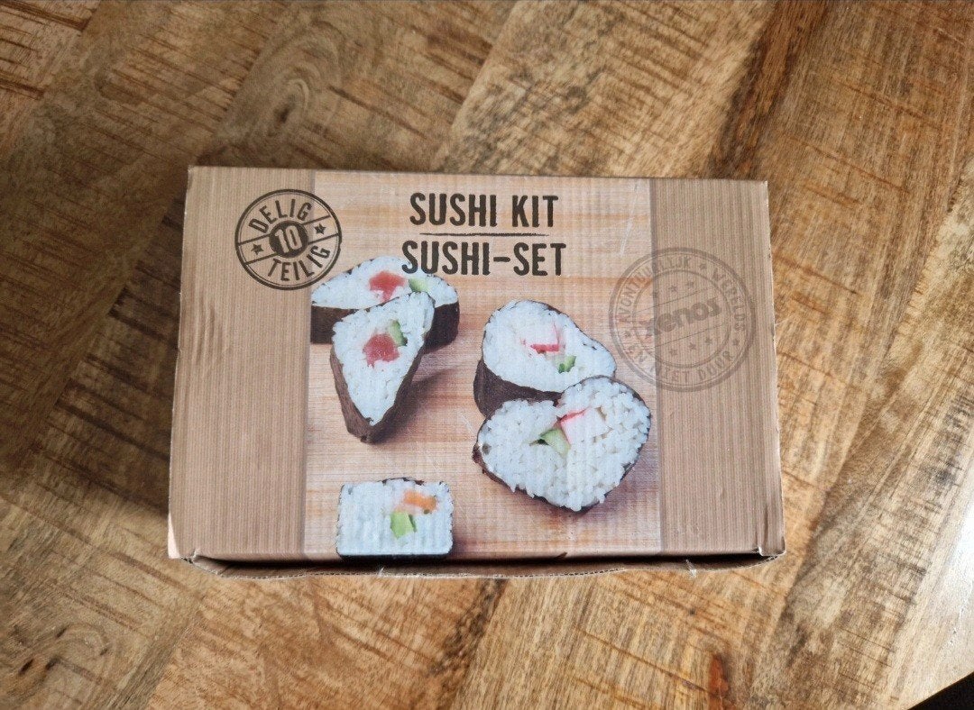 Xenos Sushi Kit - 10-delig - Nieuw in doos, Ophalen of Verzenden, Nieuw, Kunststof, Zwart