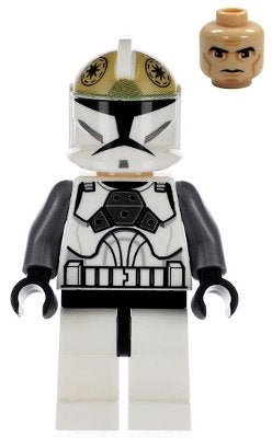 Lego Star Wars Minifiguur Clone Trooper Gunner (SW0221), Gebruikt, Star Wars, Lego, Ophalen of Verzenden