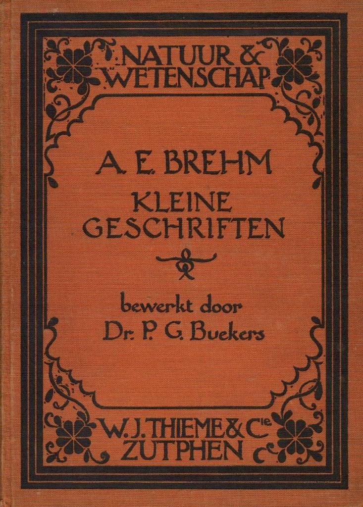 A.E. Brehm - Kleine geschriften (dieren- en reisverhalen), Gelezen, Ophalen of Verzenden, A.E. Brehm, Overige diersoorten