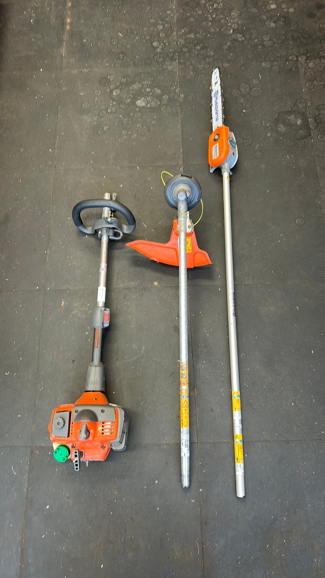 Husqvarna combi machine bosmaaier stokzaag 335ld, Ophalen, Zo goed als nieuw, 10 tot 30 cm, Benzine
