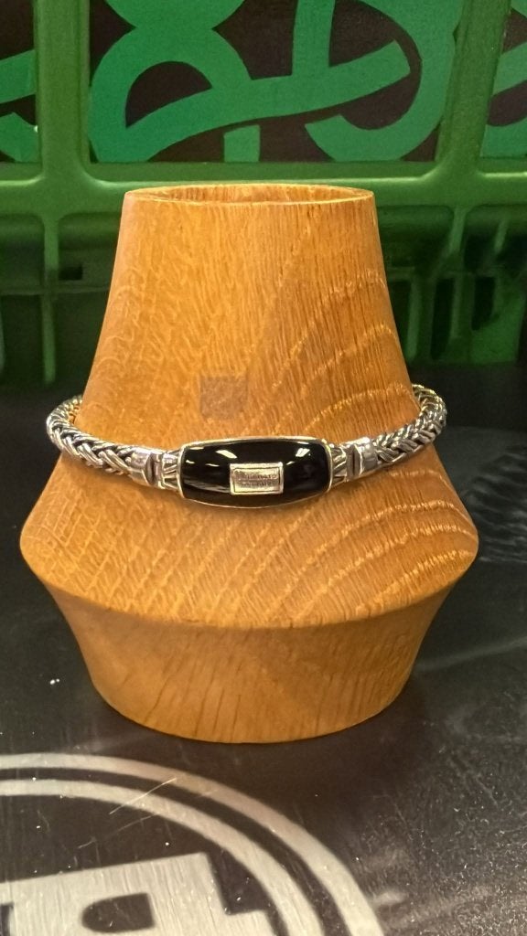 BUDDHA TO BUDDHA ARMBAND TYPE J171 F KATJA XS BLACK € 219,95, Ophalen of Verzenden, Zo goed als nieuw, Zilver, Zilver