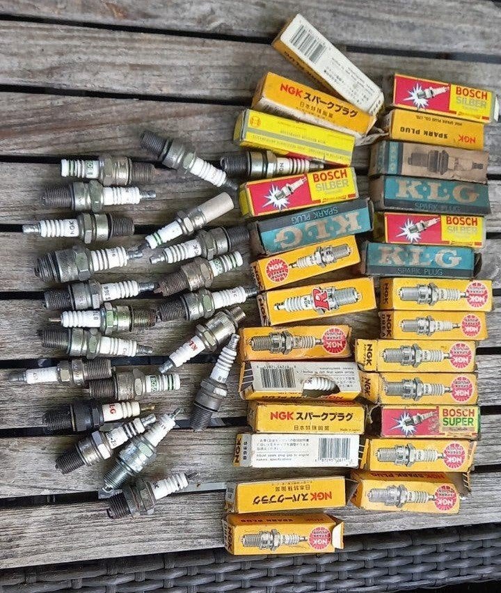 partij oldtimer bromfiets bougies, Ophalen of Verzenden, Nieuw, Overige typen, Overige merken