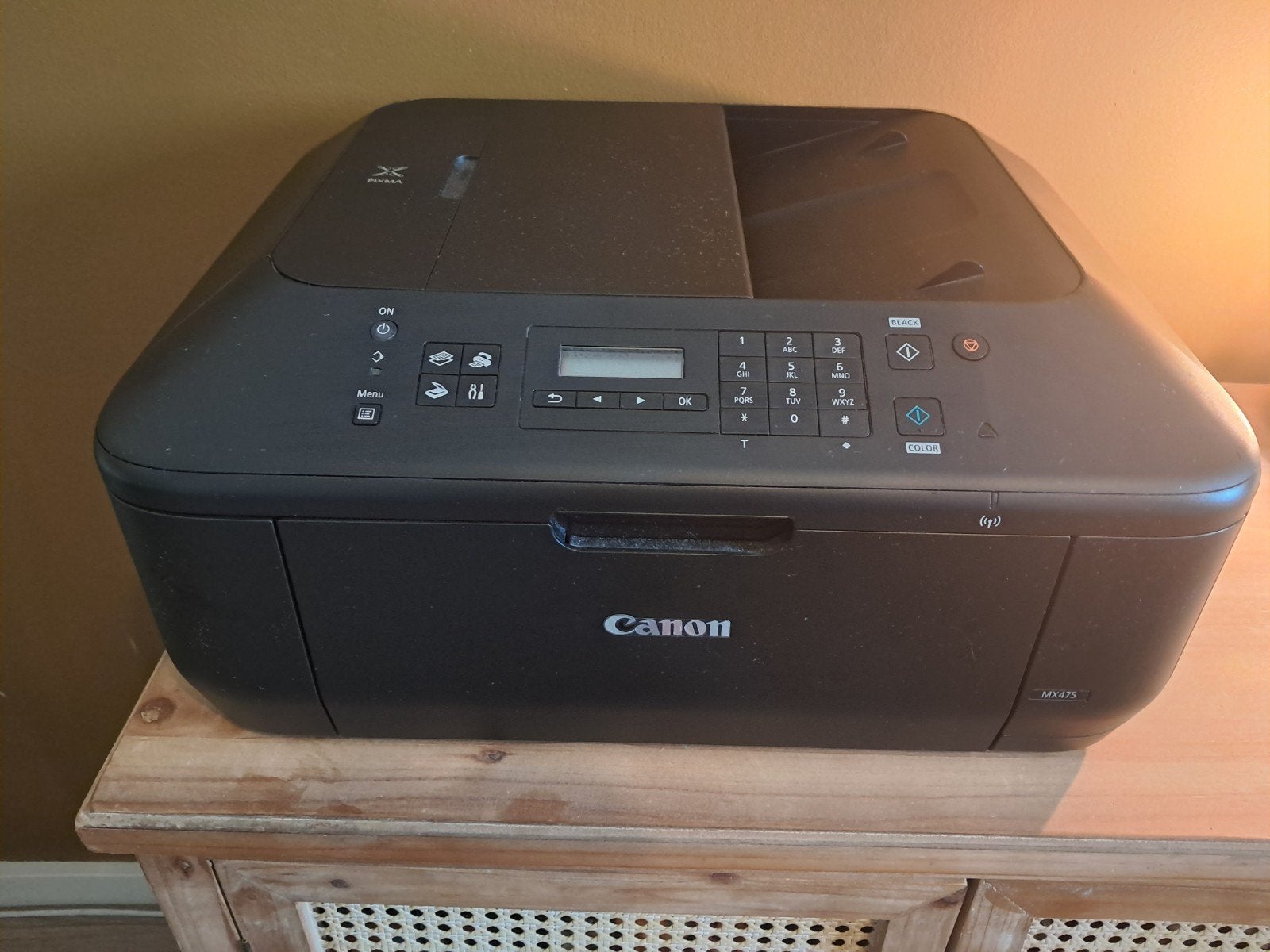 Canon kleuren printer mx475 wireless, Computers en Software, Printers, Ophalen, All-in-one, Zo goed als nieuw, Canon Pixma