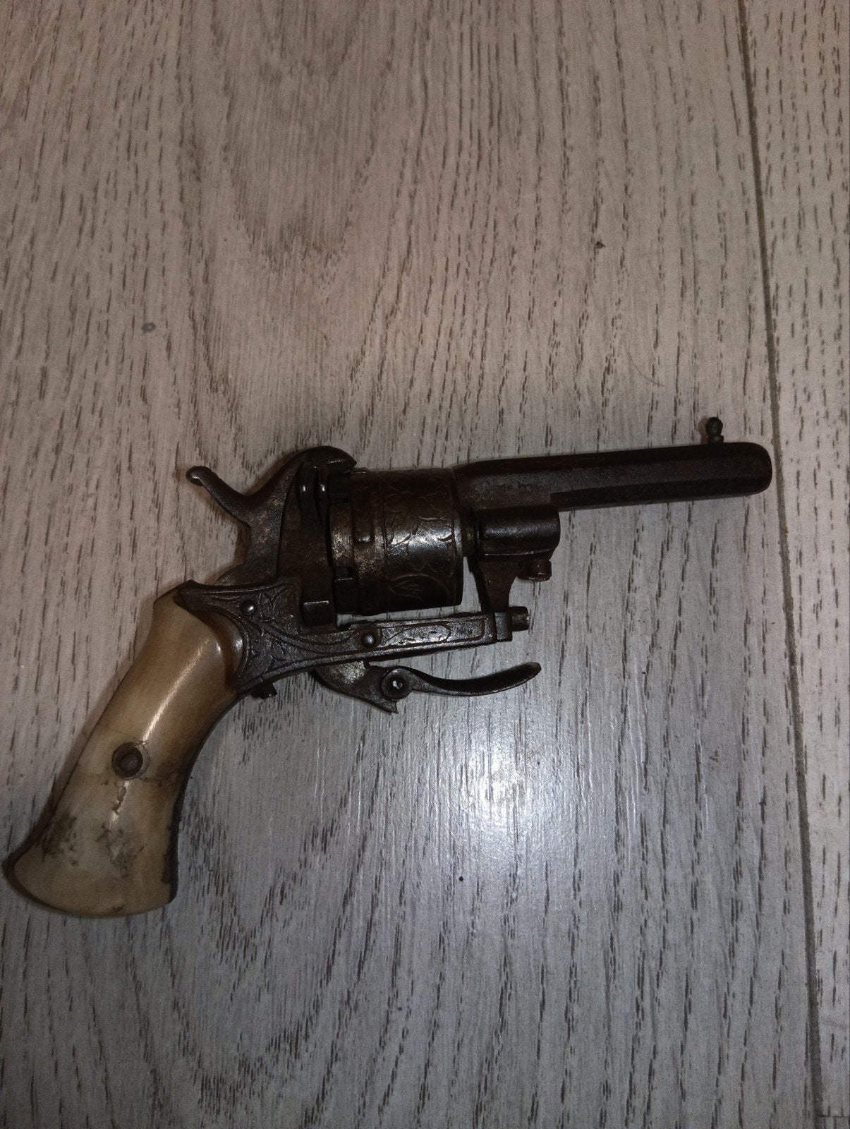 Antiek penvuur pistooltje, Ophalen of Verzenden