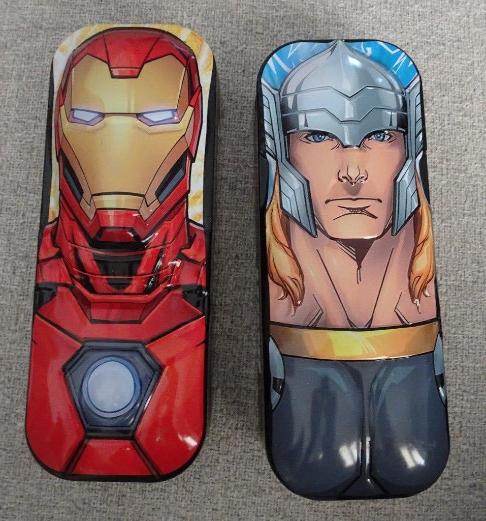 Marvel Avengers 3D pennenblikken Iron Man & Thor, Ophalen of Verzenden, Zo goed als nieuw, Overige typen