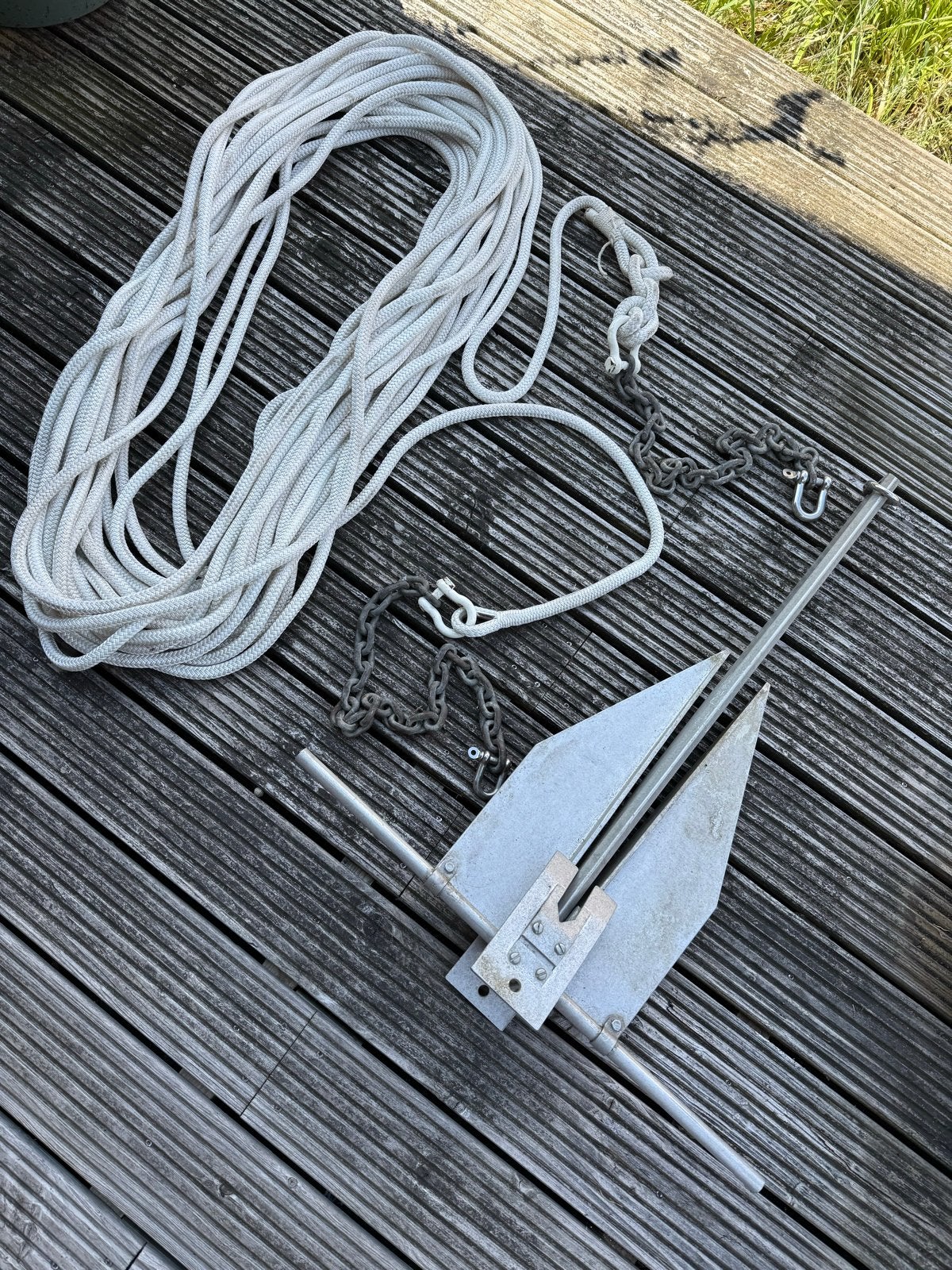 Guardian G-23 anker met verzwaarde lijn en ketting, Ophalen, Gebruikt, Overige typen