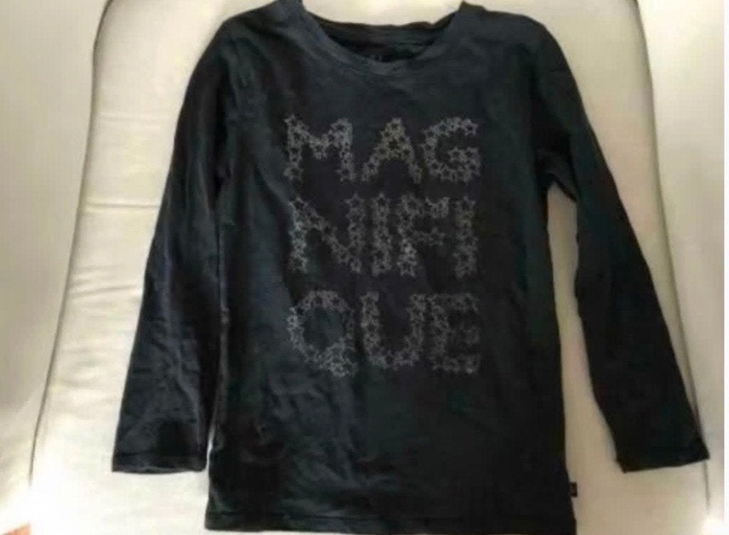 longsleeve donkerblauw in maat 110/116, Ophalen, Gebruikt, Meisje, Shirt of Longsleeve