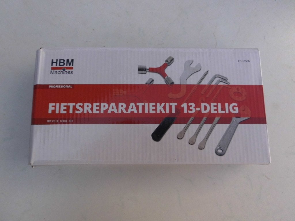 Nieuw 13 delig fietsgereedschap van HBM in etui, Ophalen, Nieuw, Gereedschapsset