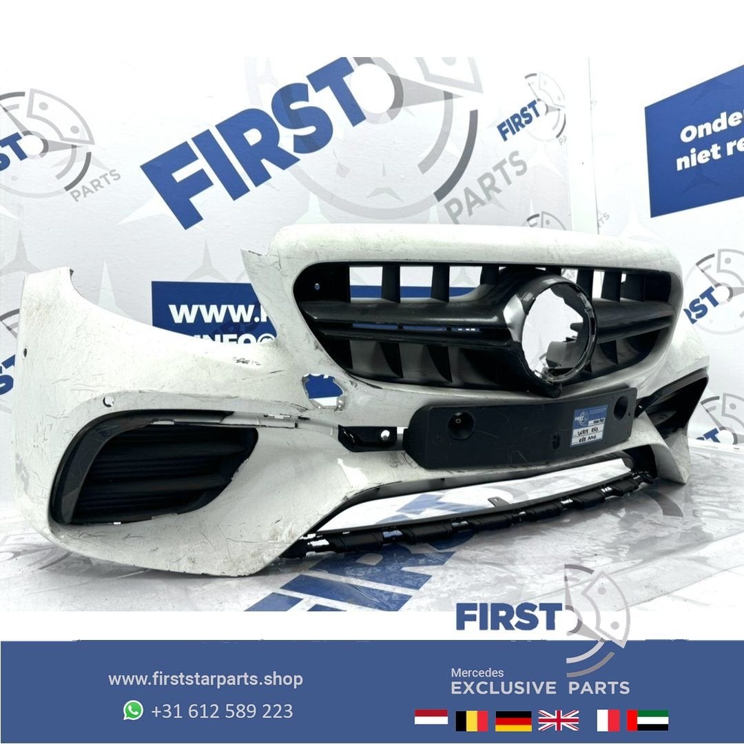 W213 E63 AMG VOORBUMPER E63s BUMPER origineel Mercedes E Kla, Gebruikt, -, Voor, Ophalen of Verzenden