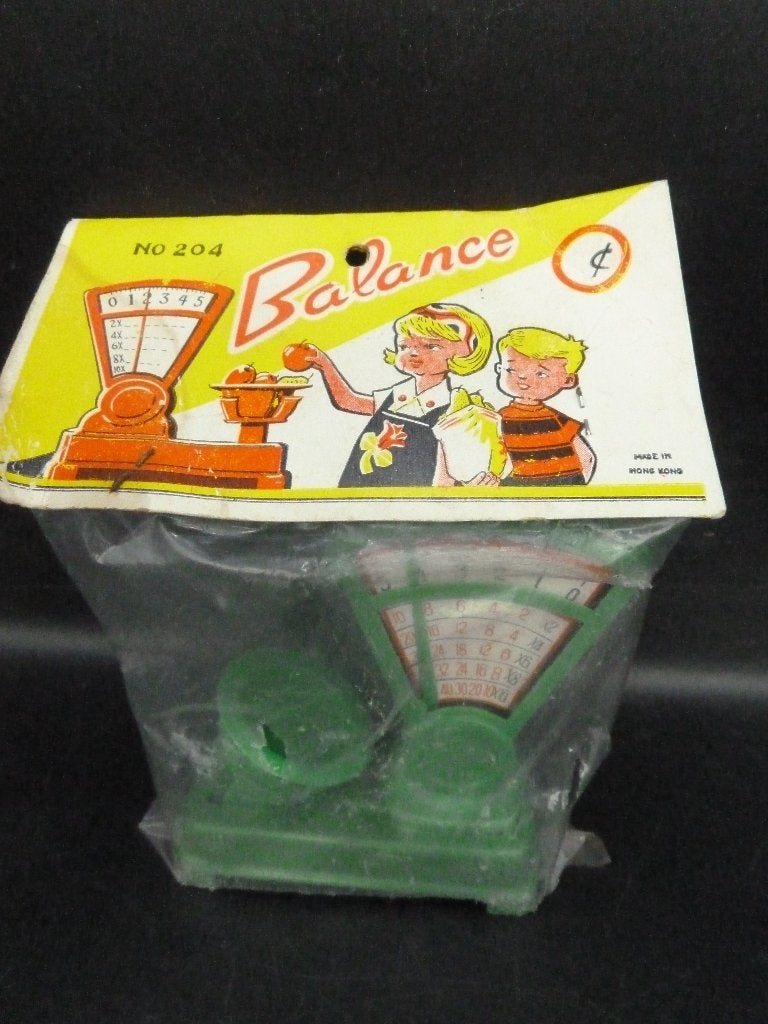 Vintage plastic weegschaal nieuw in verpakking, Ophalen of Verzenden