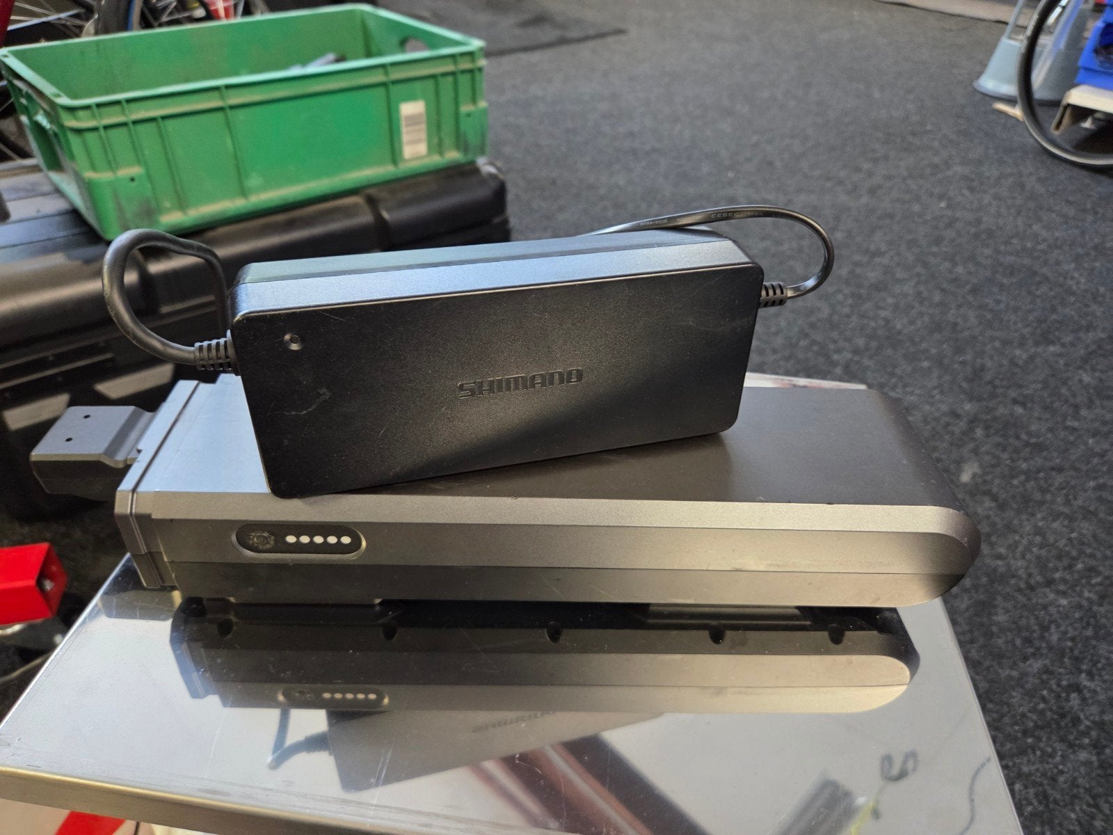 Shimano E-bike Accu en Lader, Gebruikt