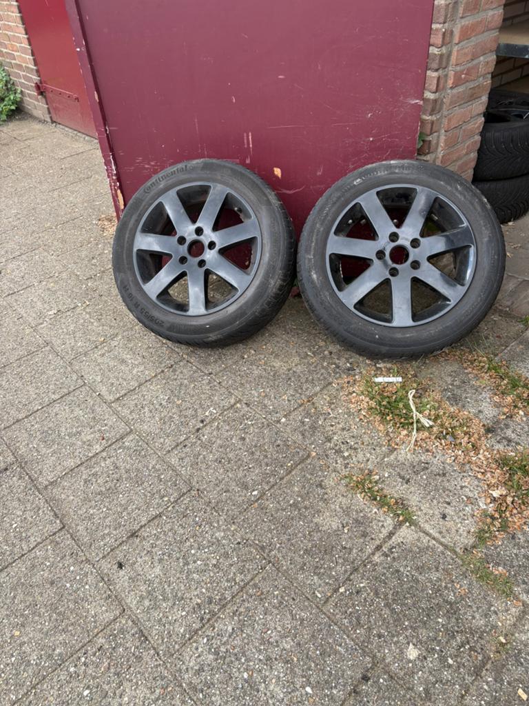 Te koop set aluminium velgen voor een Volkswagen Passat, Ophalen, Gebruikt