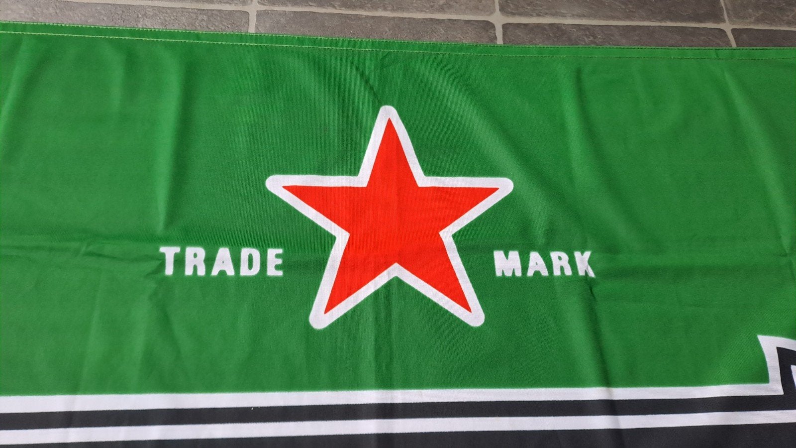 Heineken vlag, Ophalen of Verzenden, Zo goed als nieuw, Overige typen, Heineken
