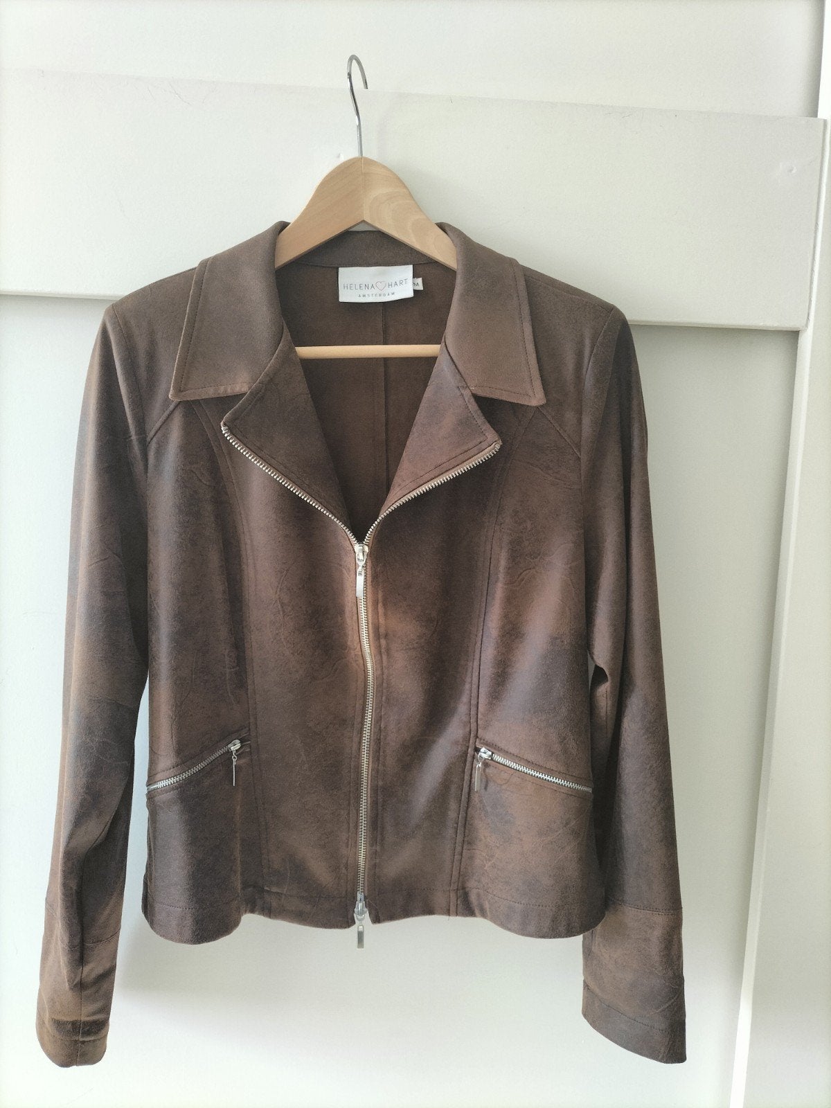 Helena Hart Amsterdam Jasje Maat M Bruin, Kleding | Dames, Maat 38/40 (M), Bruin, Ophalen of Verzenden, Zo goed als nieuw
