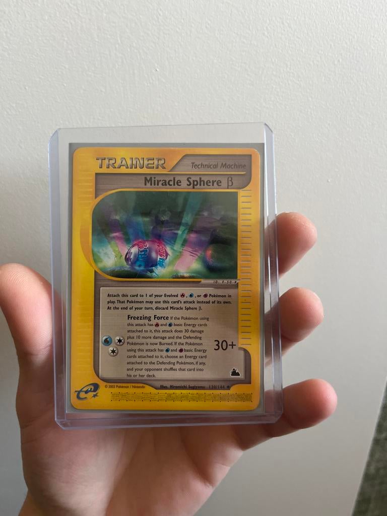 Pokémon Kaart: Miracle Sphere β Trainer (130/144), Hobby en Vrije tijd, Verzamelkaartspellen | Pokémon, Zo goed als nieuw, Losse kaart
