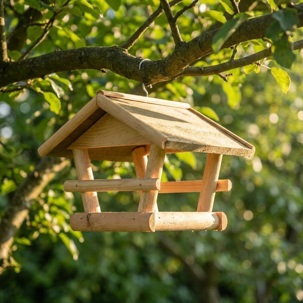 Hangend vogelvoederhuis 27 cm, Ophalen of Verzenden, Zo goed als nieuw
