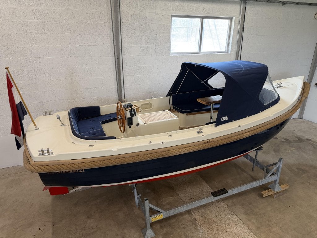 Interboat 21 Vetus 3 CIL Boegschroef BJ2001 NIEUWE KAP ZGAN!, Overige typen, Interboat, Diesel, Zo goed als nieuw