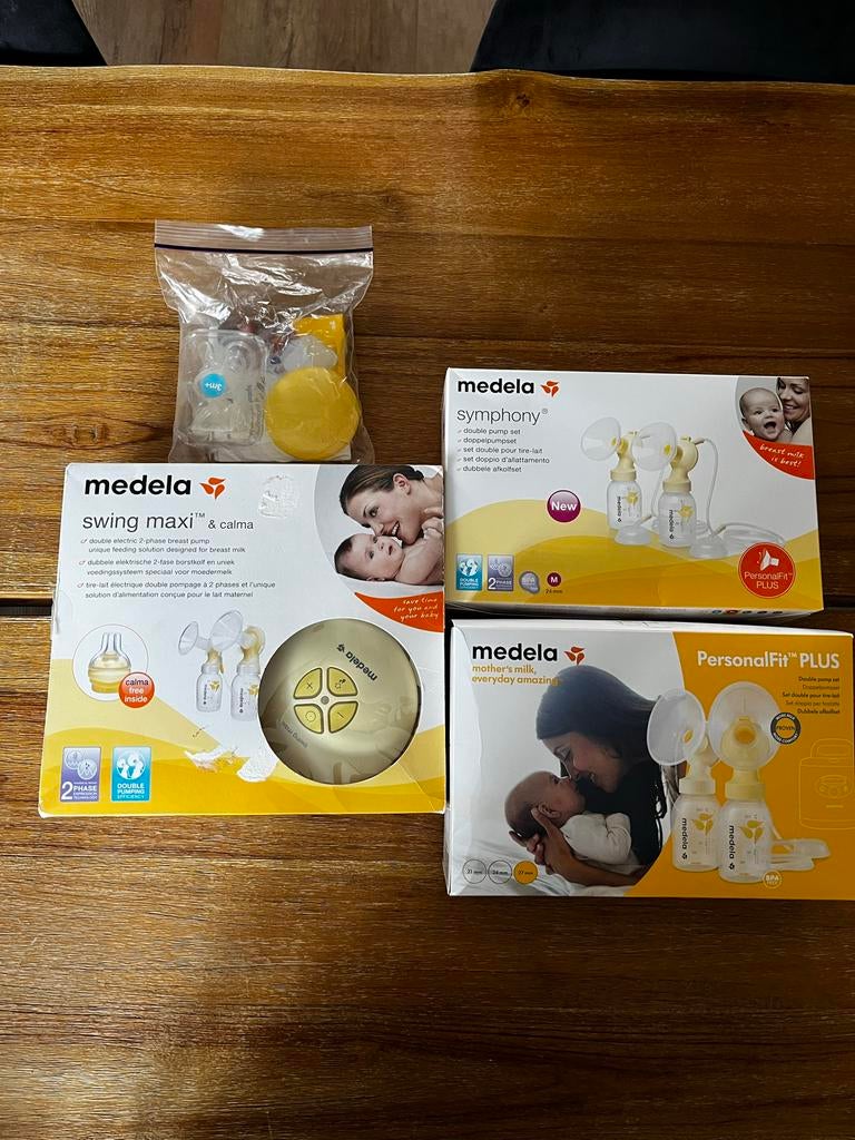 Medela borstkolf set, Kinderen en Baby's, Babyvoeding en Toebehoren, Gebruikt, Borstkolf, Ophalen of Verzenden