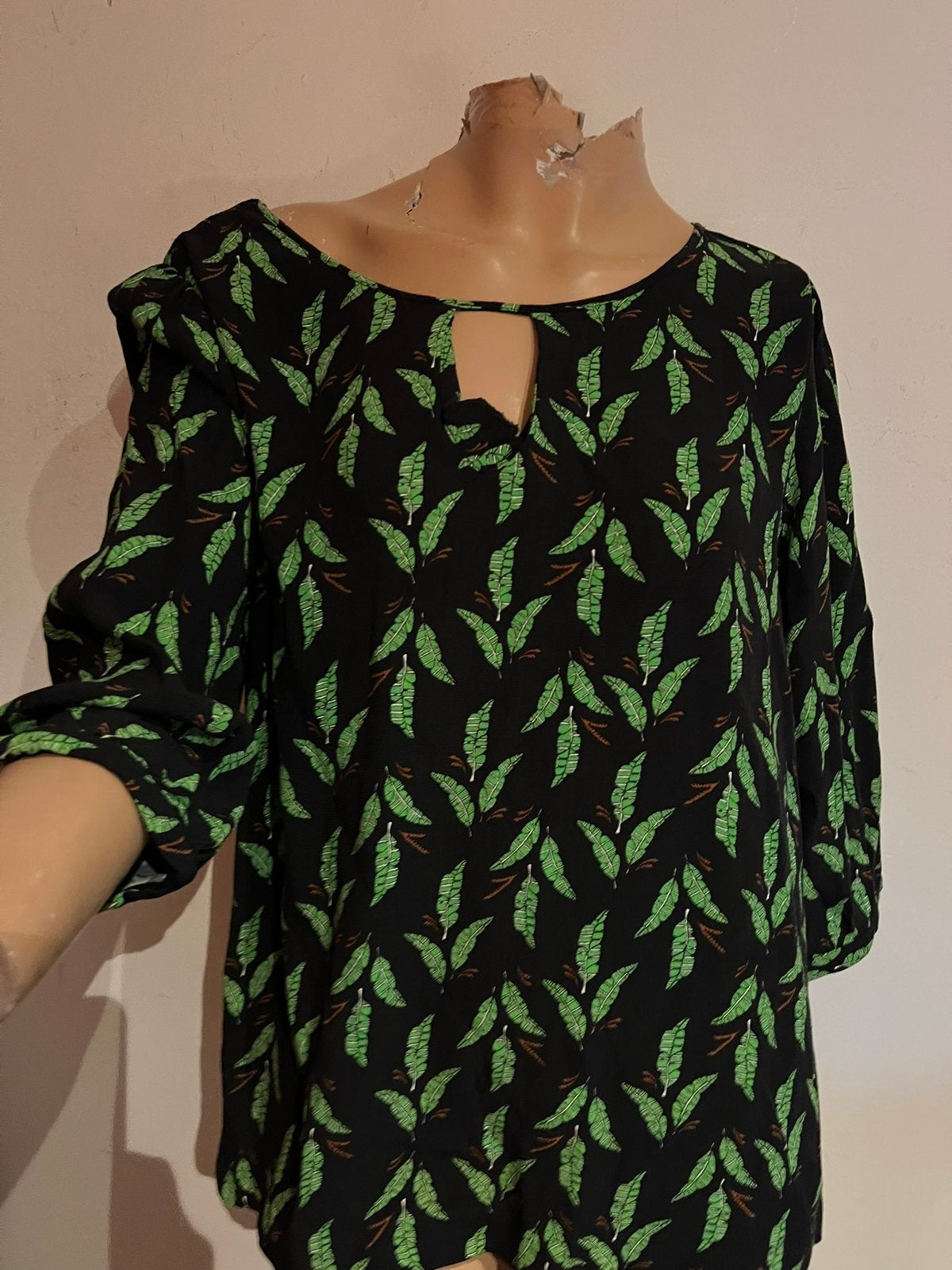MART VISSER blouse naat L origineel ZGAN, Mart Visser, Zwart, G, Maat 42/44 (L)