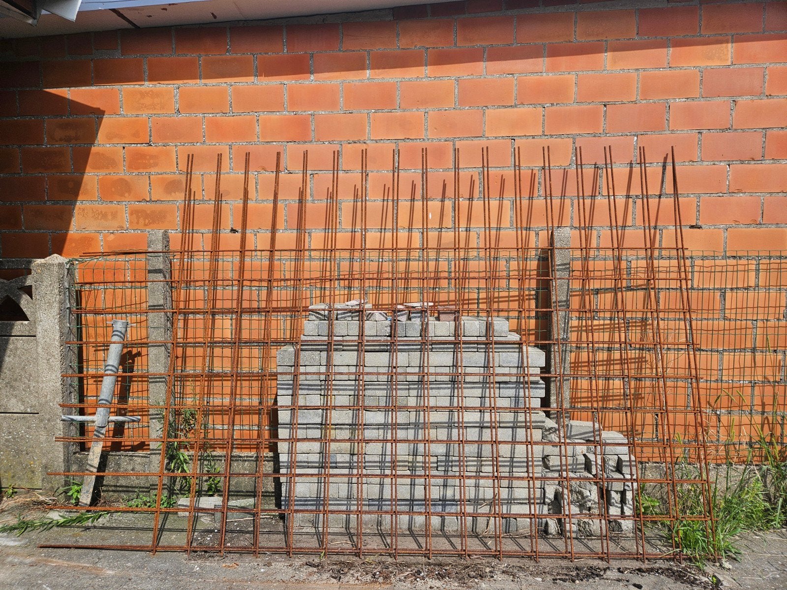 betonijzer matten 15x15x8, Doe-het-zelf en Verbouw, Ophalen, Zo goed als nieuw