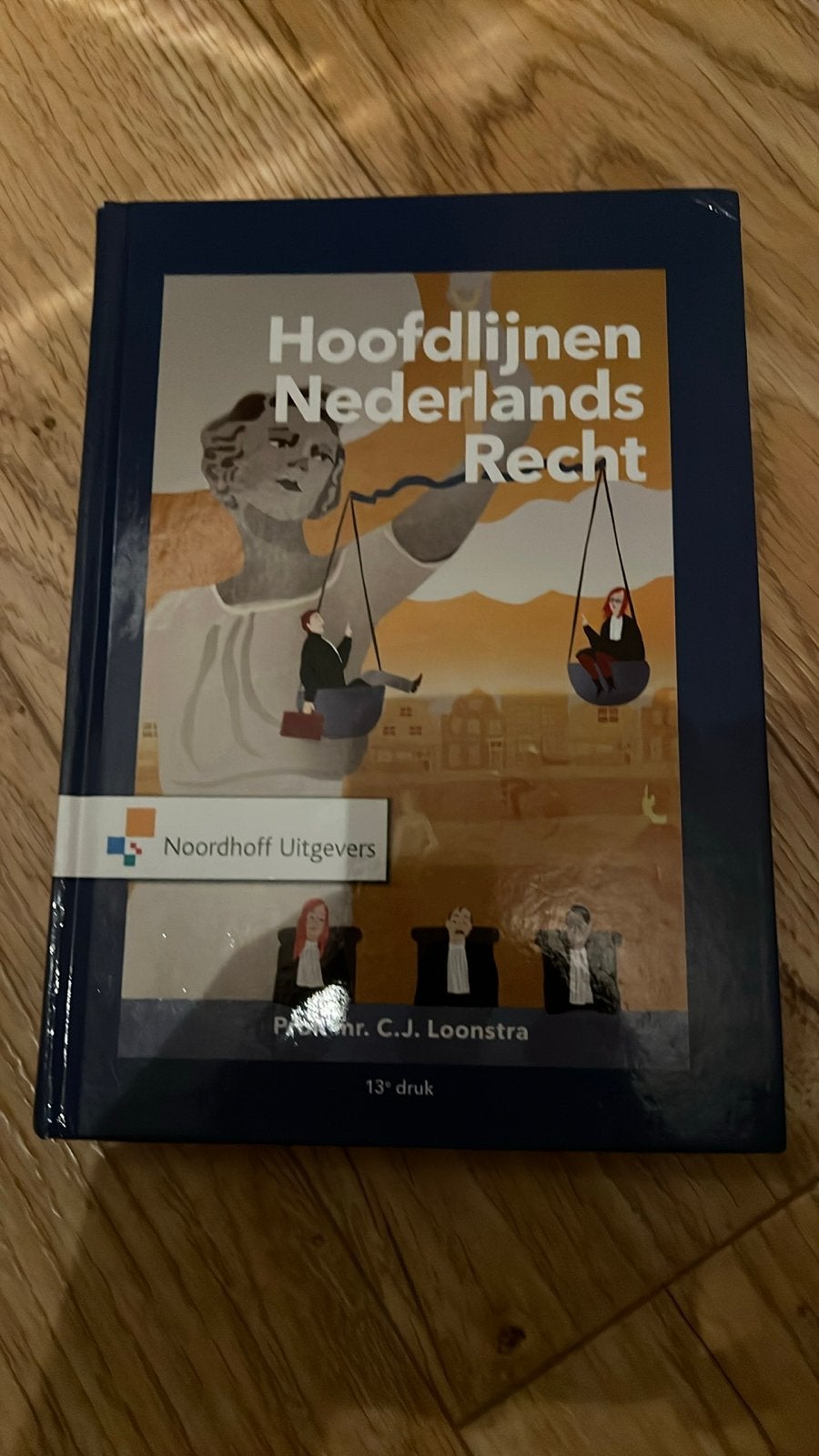 Hoofdlijnen Nederlands Recht - 13e druk, Ophalen of Verzenden, Gamma, Zo goed als nieuw, MBO